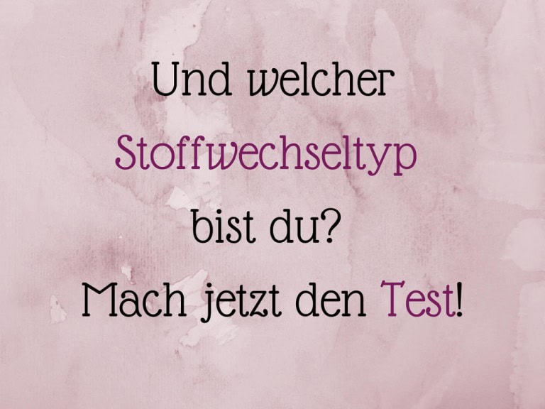 Stoffwechseltyp-Test | Low Carb Blog
