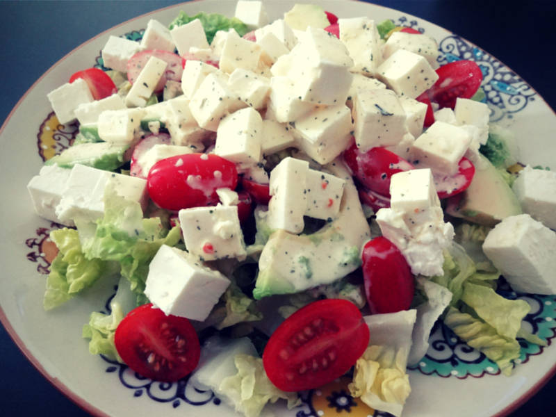 Tomaten-Feta-Salat | Low Carb Blog